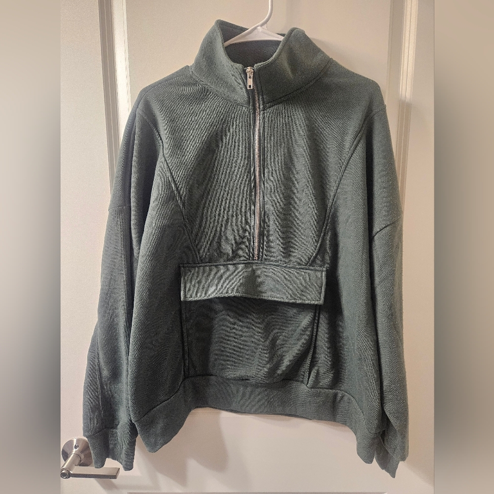 Dark Green Quarter Zip